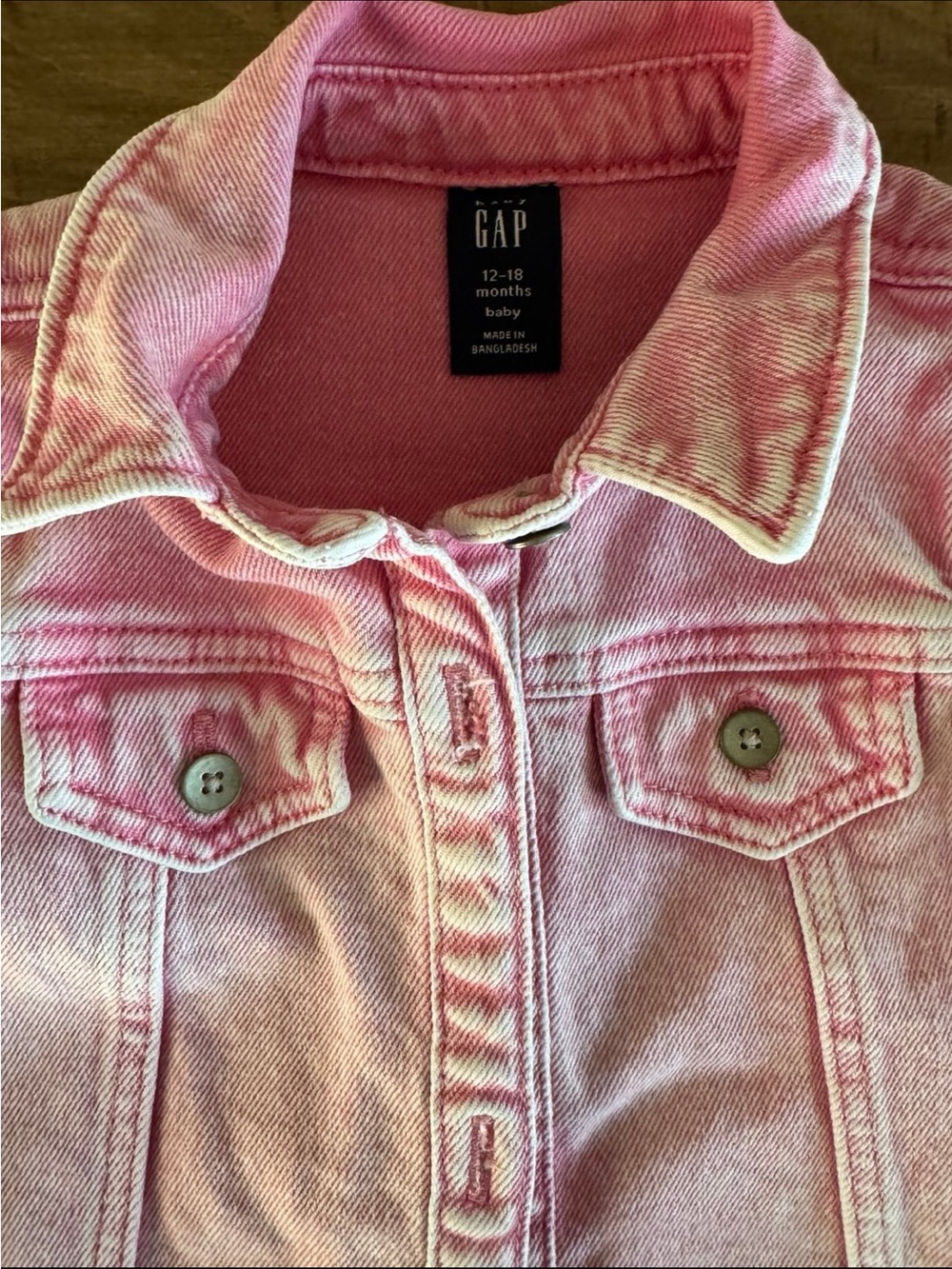 GAP Baby Pink Denim dress - 12-18 Months